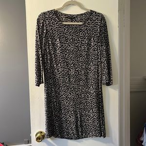 Loose Leopard Dress